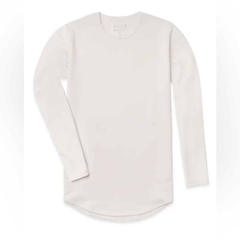 BYLT Drop Cut Long Sleeve Lux - Bone
